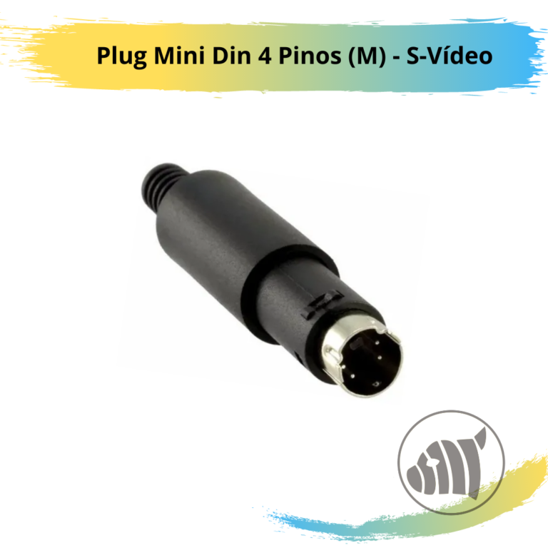 Plug Mini Din Pinos M S V Deo Felix Eletr Nica E Inform Tica